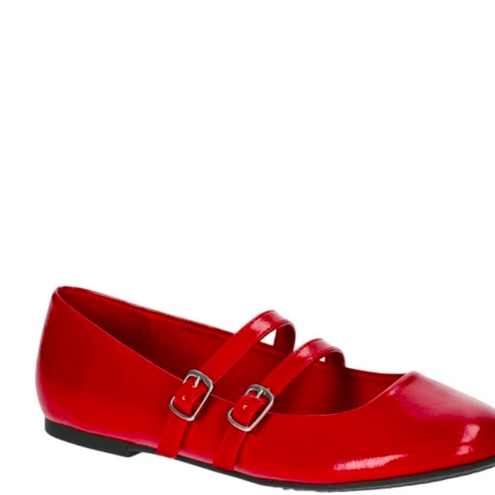 No Boundaries Mary Jane Flats Double Straps Womens size 6.5